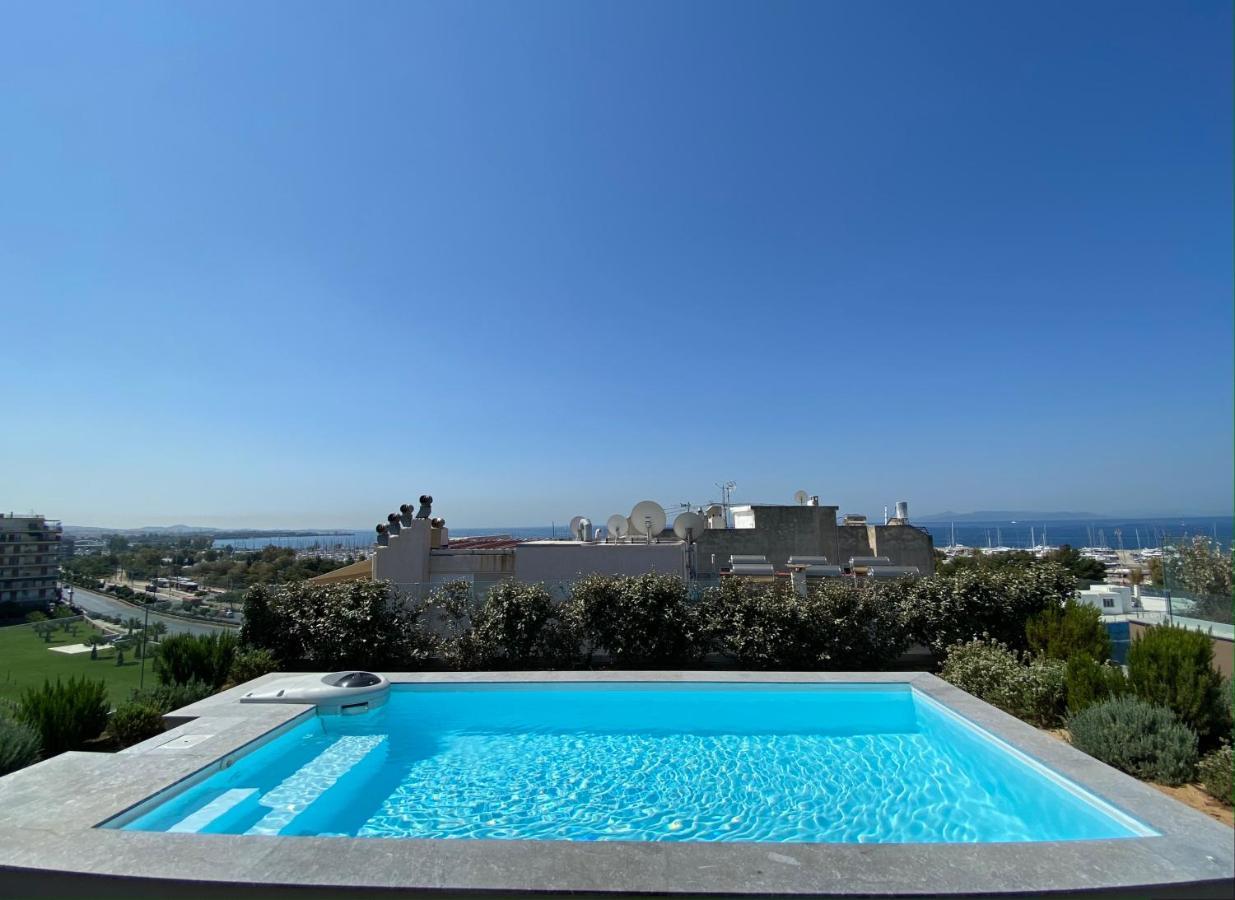 Athens Riviera 2-Bed Apt & Pool Access #Unoblu Экстерьер фото